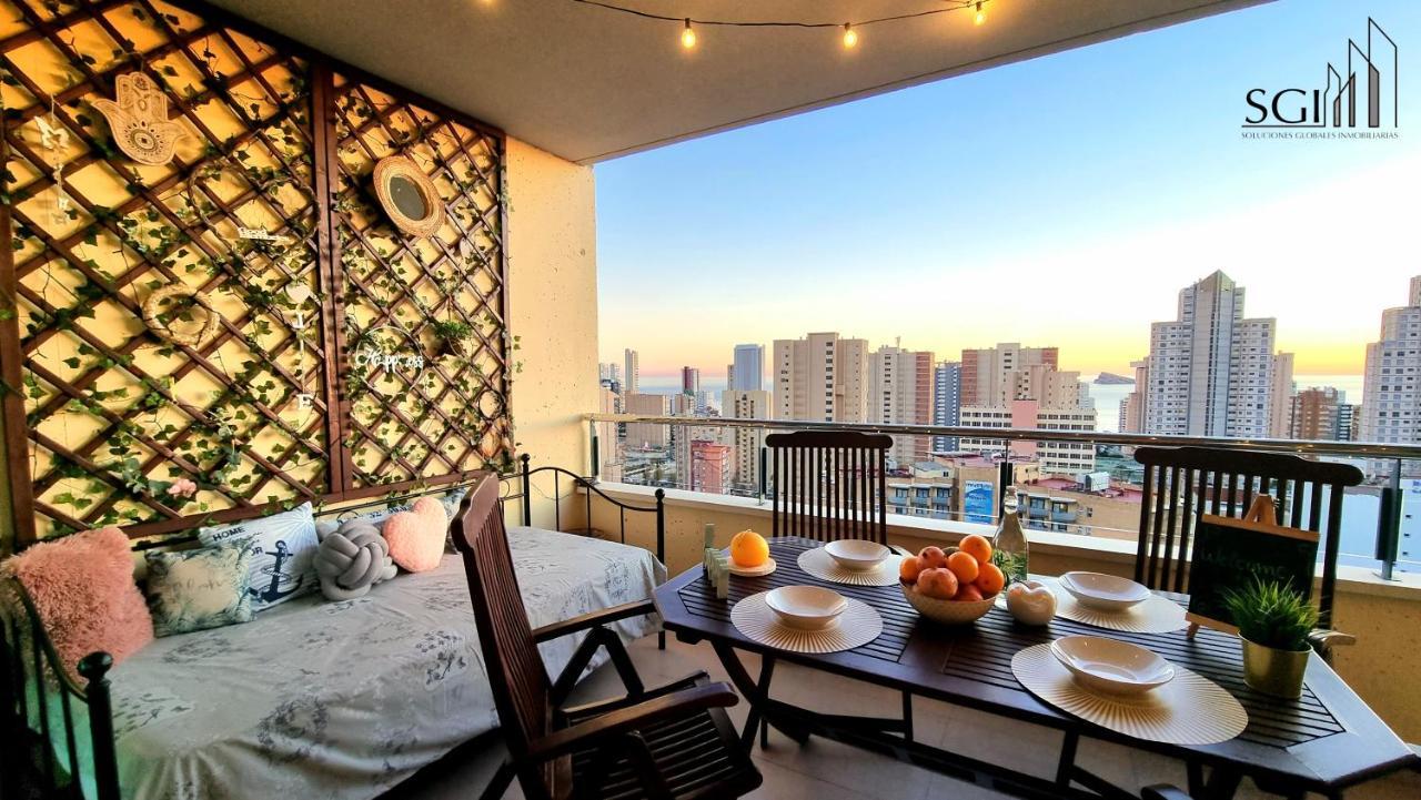 Апартаменты Sunset Chill Out- Torres D' Oboe Бенидорм Экстерьер фото